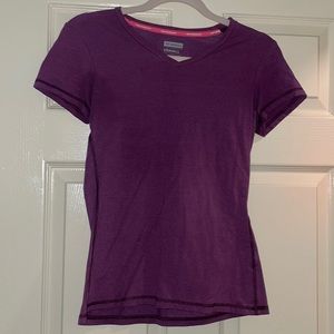 Plum colored workout top